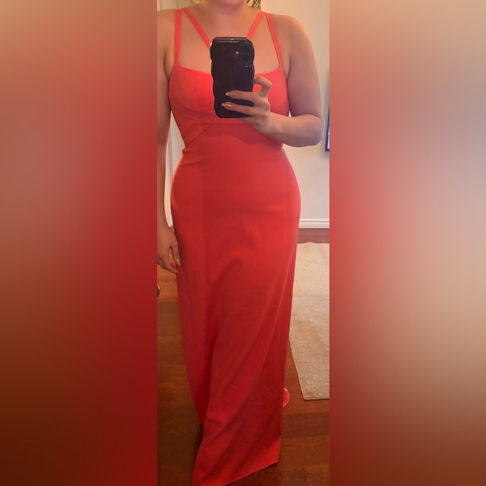 BCBG Max Azaria Coral Maxi Cutout Dress - Picture 9 of 10